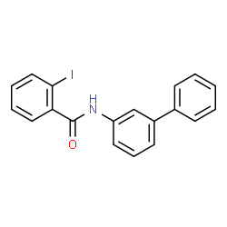 ChemSpider 2D Image | N-Biphenyl-3-Yl-2-Iodobenzamide | C19H14INO