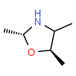 ChemSpider 2D Image | (2R,5R)-2,4,5-Trimethyl-1,3-oxazolidine | C6H13NO