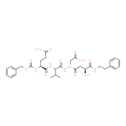 ChemSpider 2D Image | (5S,8S)-5-(2-Carboxyethyl)-11-{(3S)-3-hydroxy-4-oxo-4-[(2-phenylethyl)amino]butanoyl}-8-isopropyl-3,6,9-trioxo-1-phenyl-2-oxa-4,7,10,11-tetraazatridecan-13-oic acid | C32H41N5O11