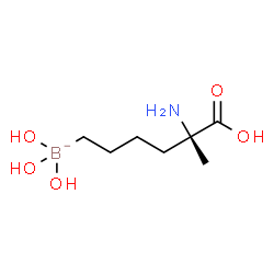 ChemSpider 2D Image | [(5S)-5-Amino-5-carboxyhexyl](trihydroxy)borate(1-) | C7H17BNO5