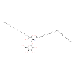 ChemSpider 2D Image | (11Z,14E)-N-[(2S,3S,4R)-1-(alpha-D-Galactopyranosyloxy)-3,4-dihydroxy-2-octadecanyl]-11,14-icosadienamide | C44H83NO9