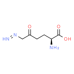 ChemSpider 2D Image | 6-Diazenyl-5-oxo-L-norleucine | C6H11N3O3
