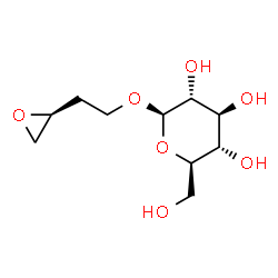 ChemSpider 2D Image | 2-[(2S)-2-Oxiranyl]ethyl beta-D-glucopyranoside | C10H18O7