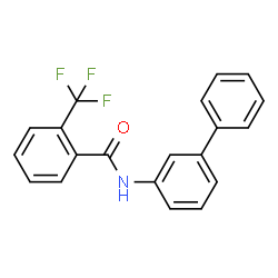 ChemSpider 2D Image | N-Biphenyl-3-Yl-2-(Trifluoromethyl)benzamide | C20H14F3NO