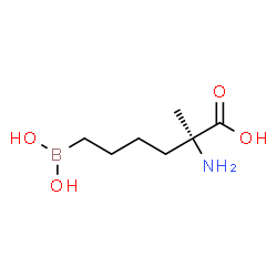 ChemSpider 2D Image | 6-(Dihydroxyboryl)-2-methyl-L-norleucine | C7H16BNO4
