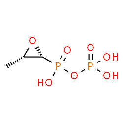 ChemSpider 2D Image | [(2r,3s)-3-Methyloxiran-2-Yl]-Phosphonooxy-Phosphinic Acid | C3H8O7P2