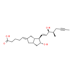 ChemSpider 2D Image | 16(R)-Iloprost | C22H32O4