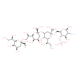 ChemSpider 2D Image | 3-Deoxy-Alpha-D-Manno-Oct-2-Ulopyranonosyl-(2->8)-3-Deoxy-Alpha-D-Manno-Oct-2-Ulopyranonosyl-(2->4)-3-Deoxy-Alpha-D-Manno-Oct-2-Ulopyranonosyl-(2->6)-2-Amino-2-Deoxy-4-O-Phosphono-Beta-D-Glucopyranose | C30H50NO29P