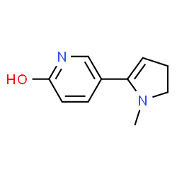 ChemSpider 2D Image | 6-hydroxy-N-methylmyosmine | C10H12N2O