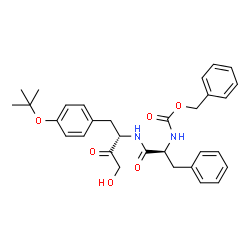 ChemSpider 2D Image | Nalpha-[(Benzyloxy)carbonyl]-N-[(2s)-1-(4-Tert-Butoxyphenyl)-4-Hydroxy-3-Oxobutan-2-Yl]-L-Phenylalaninamide | C31H36N2O6