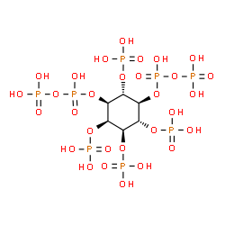 ChemSpider 2D Image | 1,5-bis(diphospho)-1D-myo-inositol 2,3,4,6-tetrakisphosphate | C6H20O30P8