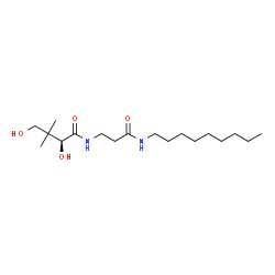 ChemSpider 2D Image | (2S)-2,4-Dihydroxy-3,3-dimethyl-N-[3-(nonylamino)-3-oxopropyl]butanamide | C18H36N2O4