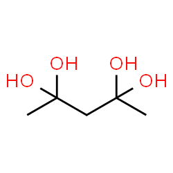ChemSpider 2D Image | 2,2,4,4-Pentanetetrol | C5H12O4