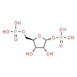 ChemSpider 2D Image | alpha-D-ribose 1,5-bisphosphate | C5H12O11P2