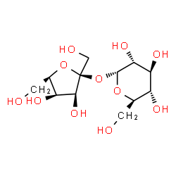 ChemSpider 2D Image | beta-D-Tagatofuranosyl alpha-D-glucopyranoside | C12H22O11
