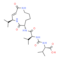 ChemSpider 2D Image | syringolin B | C24H41N5O6