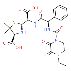 ChemSpider 2D Image | Hydrolyzed Piperacillin | C23H29N5O8S
