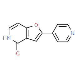 ChemSpider 2D Image | 2-(4-Pyridinyl)furo[3,2-c]pyridin-4(5H)-one | C12H8N2O2