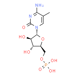ChemSpider 2D Image | 5-Methylcytidine-5'-Monophosphate | C10H16N3O8P