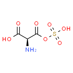 ChemSpider 2D Image | 3-Oxo-O-sulfo-D-serine | C3H5NO7S