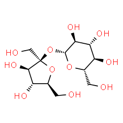 ChemSpider 2D Image | beta-L-Fructofuranosyl beta-L-glucopyranoside | C12H22O11