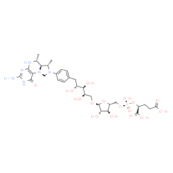 ChemSpider 2D Image | 5,10-DIMETHYLENE TETRAHYDROMETHANOPTERIN | C31H45N6O16P