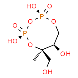 ChemSpider 2D Image | 2C-METHYL-D-ERYTHRITOL 2,4-CYCLODIPHOSPHATE | C5H12O9P2
