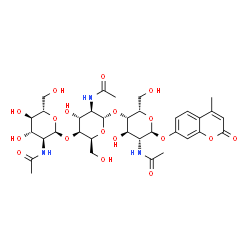 ChemSpider 2D Image | METHYLUMBELLIFERYL CHITOTRIOSE | C34H47N3O18