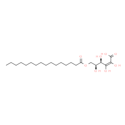 ChemSpider 2D Image | (2Z)-6-O-Palmitoyl-L-threo-hex-2-enonic acid | C22H40O8