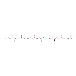 ChemSpider 2D Image | O-(2-aminopropyl)-O'-(2-methyoxyethyl)octa(propylene glycol) | C30H63NO10