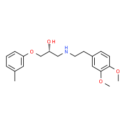 ChemSpider 2D Image | (R)-bevantolol | C20H27NO4