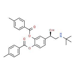 ChemSpider 2D Image | (R)-bitolterol | C28H31NO5