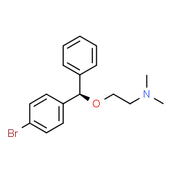 ChemSpider 2D Image | (R)-bromazine | C17H20BrNO