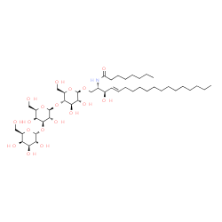 ChemSpider 2D Image | N-octanoylisoglobotriaosyl ceramide | C44H81NO18