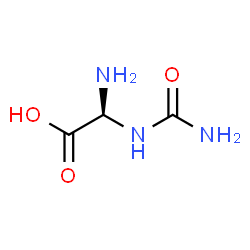ChemSpider 2D Image | (S)-2-ureidoglycine | C3H7N3O3