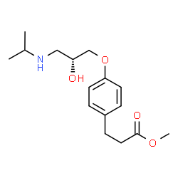 ChemSpider 2D Image | (R)-esmolol | C16H25NO4