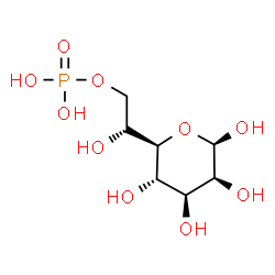 ChemSpider 2D Image | D-glycero-beta-D-manno-heptose 7-phosphate | C7H15O10P