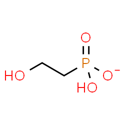 ChemSpider 2D Image | Hydrogen (2-hydroxyethyl)phosphonate | C2H6O4P