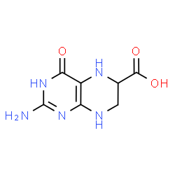 ChemSpider 2D Image | 5,6,7,8-tetrahydropterin-6-carboxylic acid | C7H9N5O3