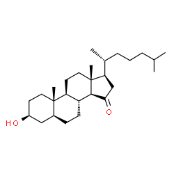 ChemSpider 2D Image | 3beta-hydroxy-5alpha-cholestan-15-one | C27H46O2