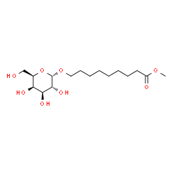ChemSpider 2D Image | methyl 9-(alpha-D-galactosyloxy)nonanoate | C16H30O8