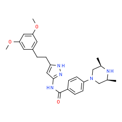 ChemSpider 2D Image | AZD4547 | C26H33N5O3