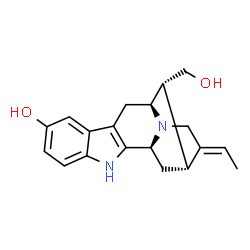 ChemSpider 2D Image | sarpagine | C19H22N2O2