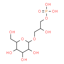 ChemSpider 2D Image | 3-(Hexopyranosyloxy)-2-hydroxypropyl dihydrogen phosphate | C9H19O11P