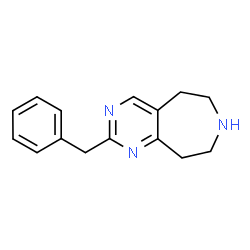 ChemSpider 2D Image | 2-Benzyl-6,7,8,9-tetrahydro-5H-pyrimido[4,5-d]azepine | C15H17N3