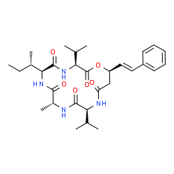 ChemSpider 2D Image | turnagainolide A | C30H44N4O6