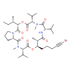 ChemSpider 2D Image | veraguamide A | C37H59BrN4O8