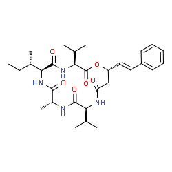 ChemSpider 2D Image | turnagainolide B | C30H44N4O6