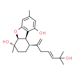 ChemSpider 2D Image | ferruginene B, (rel)- | C22H30O4