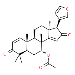 ChemSpider 2D Image | 17-epiazadiradione | C28H34O5